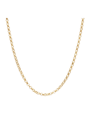 18K Yellow Gold Belcher Chain 70cm